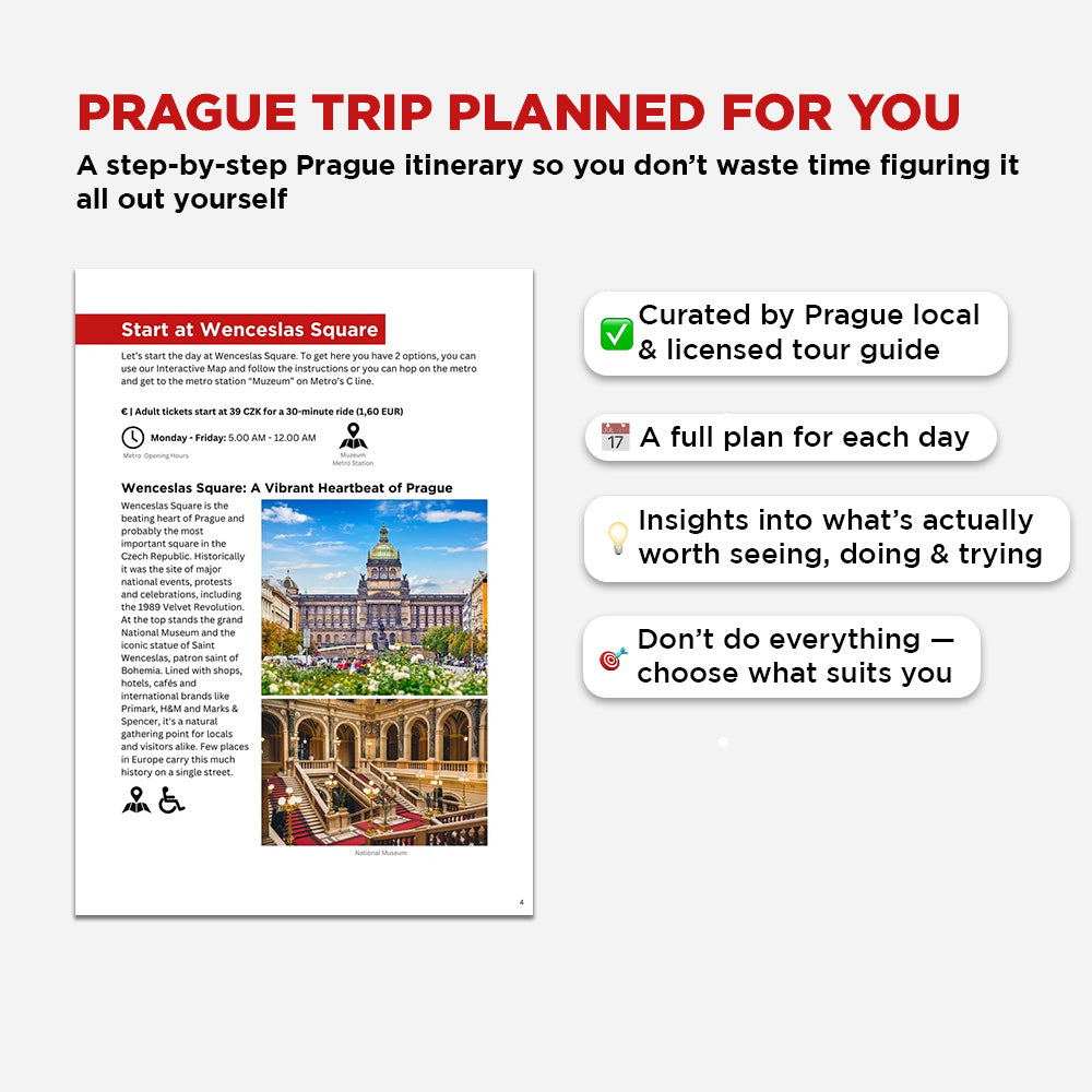 Prague City Guide (Itinerary + Map)