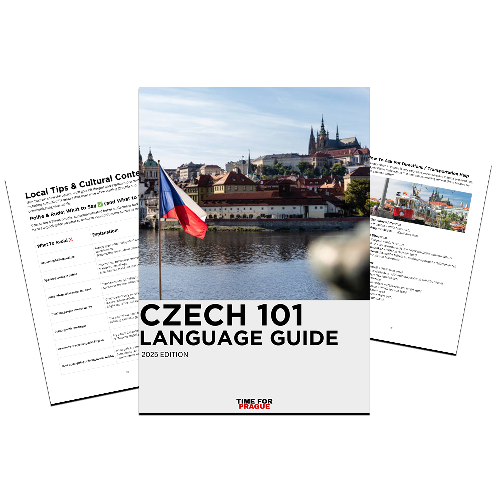 Czech 101 Language Guide For Tourists – Time For Prague